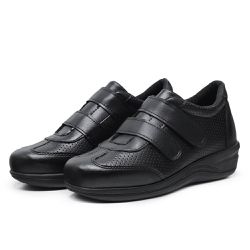 Tênis Feminino Ortopédico Anatômica Conforto Preto... - Myrol Outlet