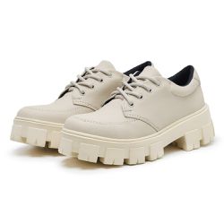 Oxford Casual Feminino Tênis Derby Sola Tratorada ... - Myrol Outlet