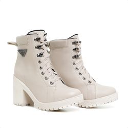 Bota Coturno Feminino Com Cadarço Plataforma Trato... - Myrol Outlet