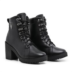 Bota Coturno Feminino Com Cadarço Plataforma Trato... - Myrol Outlet