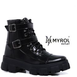 Bota Coturno Blogueira Rock Life Duas Fivelas Sola... - Myrol Outlet