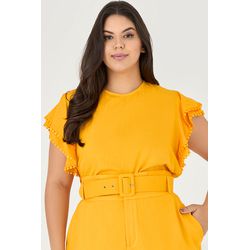 Blusa com Detalhe Bico - Garden | MySize - MYSIZE