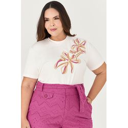 Blusa T-shirt com Patch Frente - MySize Ícones - MYSIZE