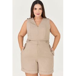 Short Alfaiataria com Detalhe Botão - MySize Ícone... - MYSIZE