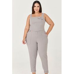 Calça Alfaiataria com Detalhe em Metal - MySize Íc... - MYSIZE