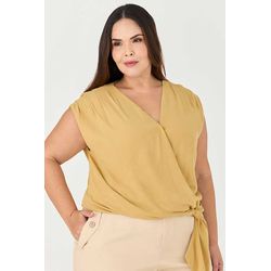 Semi Cropped MySize com Amarração Frontal - Ícones... - MYSIZE