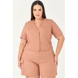 Short Alfaiataria com Detalhe Bolso Lateral - MySi... - MYSIZE