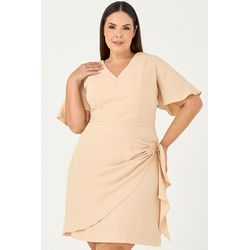 Vestido Curto com Amarração - MySize In Love - MYSIZE