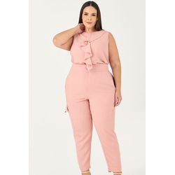 Calça Alfaiataria com Detalhe Bolso Lateral - MySi... - MYSIZE