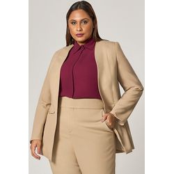 Blazer com Botão Pino - MySize Mirror - MYSIZE