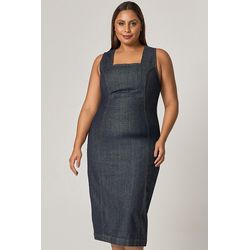 Vestido Curto Jeans - MySize Mirror - MYSIZE