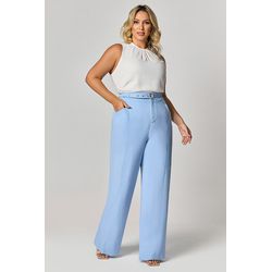 Calça Pantalona Cinto Corda MySize - Náutica Summe... - MYSIZE