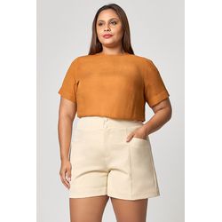 Blusa com Meia Argolas MySize - Reflect Inverno 25 - MYSIZE