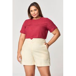 Blusa com Meia Argolas MySize - Reflect Inverno 25 - MYSIZE