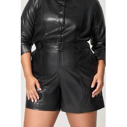 Short Couro Ecológico MySize - Reflect Inverno 25 - MYSIZE