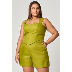 Short Alfaiataria Botões MySize - Reflect Inverno ... - MYSIZE