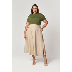 Vestido Midi com Bolsos MySize - Reflect Inverno 2 - MYSIZE