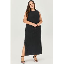 Vestido Midi Regatão de Tela - MySize - Sentir - MYSIZE
