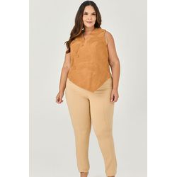 Calça Alfaiataria com Recorte - MySize - Sentir - MYSIZE