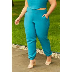 Macacão MySize com Cadarço Plus Size Feminino - Shapes