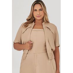 Casaqueto com Cropped - MySize - Trópicos - MYSIZE