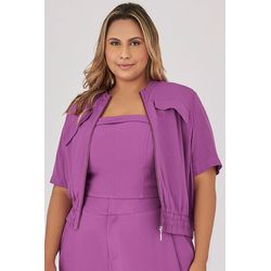 Casaqueto com Cropped - MySize - Trópicos - MYSIZE