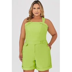 Short Alfaiataria com Detalhe Botão - MySize - Tró... - MYSIZE