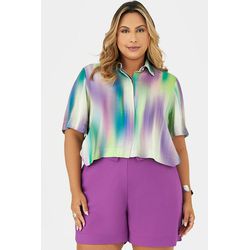 Short com Pala Assimétrica - MySize - Trópicos - MYSIZE