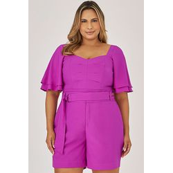 Short com Faixa com Meia Lua - MySize - Trópicos - MYSIZE