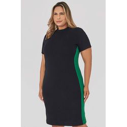 Vestido Midi Malha Detalhe Lateral - MySize - Tróp... - MYSIZE