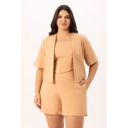 Short Alfaiataria MySize com Botões - Urban Flower... - MYSIZE