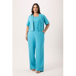 Calça Pantalona MySize Detalhe Botões - Urban Flow... - MYSIZE