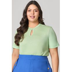 T-shirt com Detalhe Gota MySize - Verano - MYSIZE