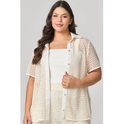 Camisa de Tela com Cropped MySize - Verano - MYSIZE