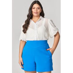 Short com Detalhe Pala V MySize - Verano - MYSIZE