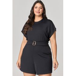 MySize Conjunto Short e Blusa Jersey com Fivela - ... - MYSIZE