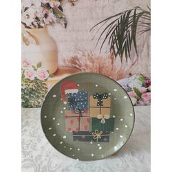 Prato Sobremesa Coup Secret Santa (Presentes) - PS... - Nath Crivelaro