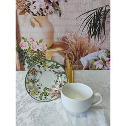 Xícara de Chá com Pires Harmony - XicChHarmony - Nath Crivelaro