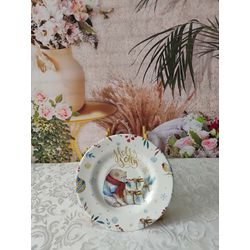 Xicara de Chá com pires Holly Jolly - Xiccha47 - Nath Crivelaro