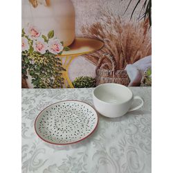 Xícara de Chá com Pires Pitaya - XicChaPitaya - Nath Crivelaro