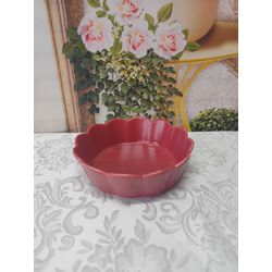 Bowl de Porcelana Pétala Vermelho Matt 14,5x5cm (1... - Nath Crivelaro