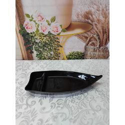 Barca Sushi M Preto Brilho - BarcSusMPreBrilho - Nath Crivelaro