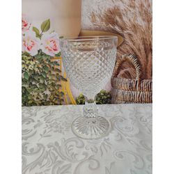 Taça de Vidro Gamma Imperial Style Clear Transpare... - Nath Crivelaro