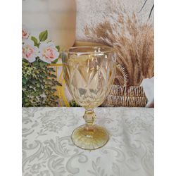 Taça de Vidro Belovidro Diamont Ambar 340 ml 6729 ... - Nath Crivelaro
