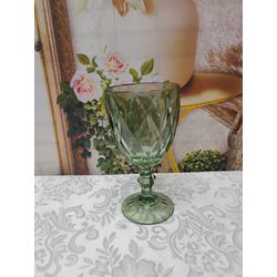Taça de Vidro Gamma Diamond Verde 330 ml - TaçaDia... - Nath Crivelaro