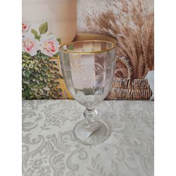 Taça de Cristal Ecológico Imperial com Fio de Ouro... - Nath Crivelaro