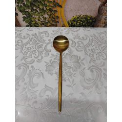 Colher para Mesa Dourado Stainless 1103-01 - Colhr... - Nath Crivelaro