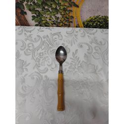 Colher de Sobremesa plástico bambu Rio Master 4071... - Nath Crivelaro