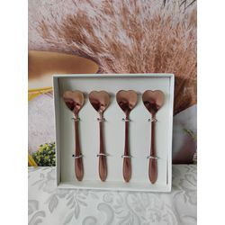 Colher de Aço Inox para Chá Heart Rose (Bon Gourme... - Nath Crivelaro