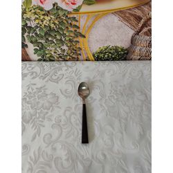 Colher de Chá Inox Belakaza cabo acabamento Madeir... - Nath Crivelaro